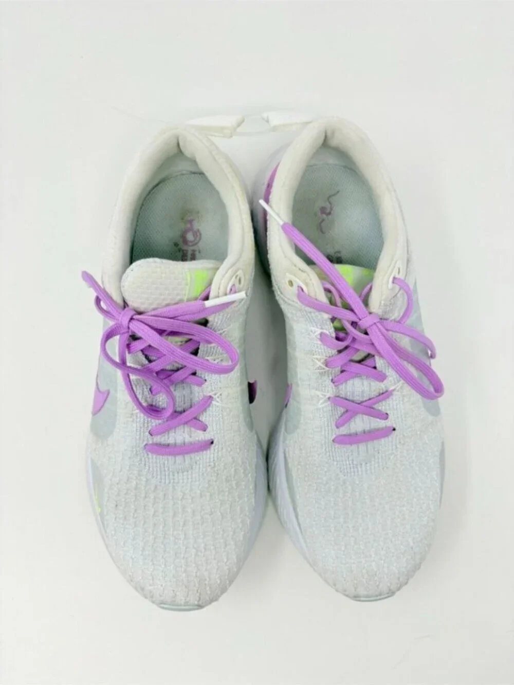 Nike React Infinity 3 Road Running Shoe Sneaker White Purple Size 9.5